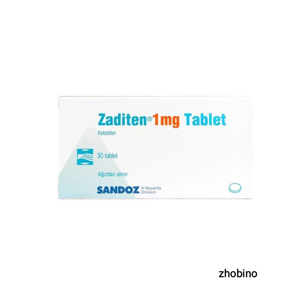 قرص زادیتن ۱ میلی‌گرم Zaditen | ضد حساسیت و پیشگیری از آسم (Ketotifen)