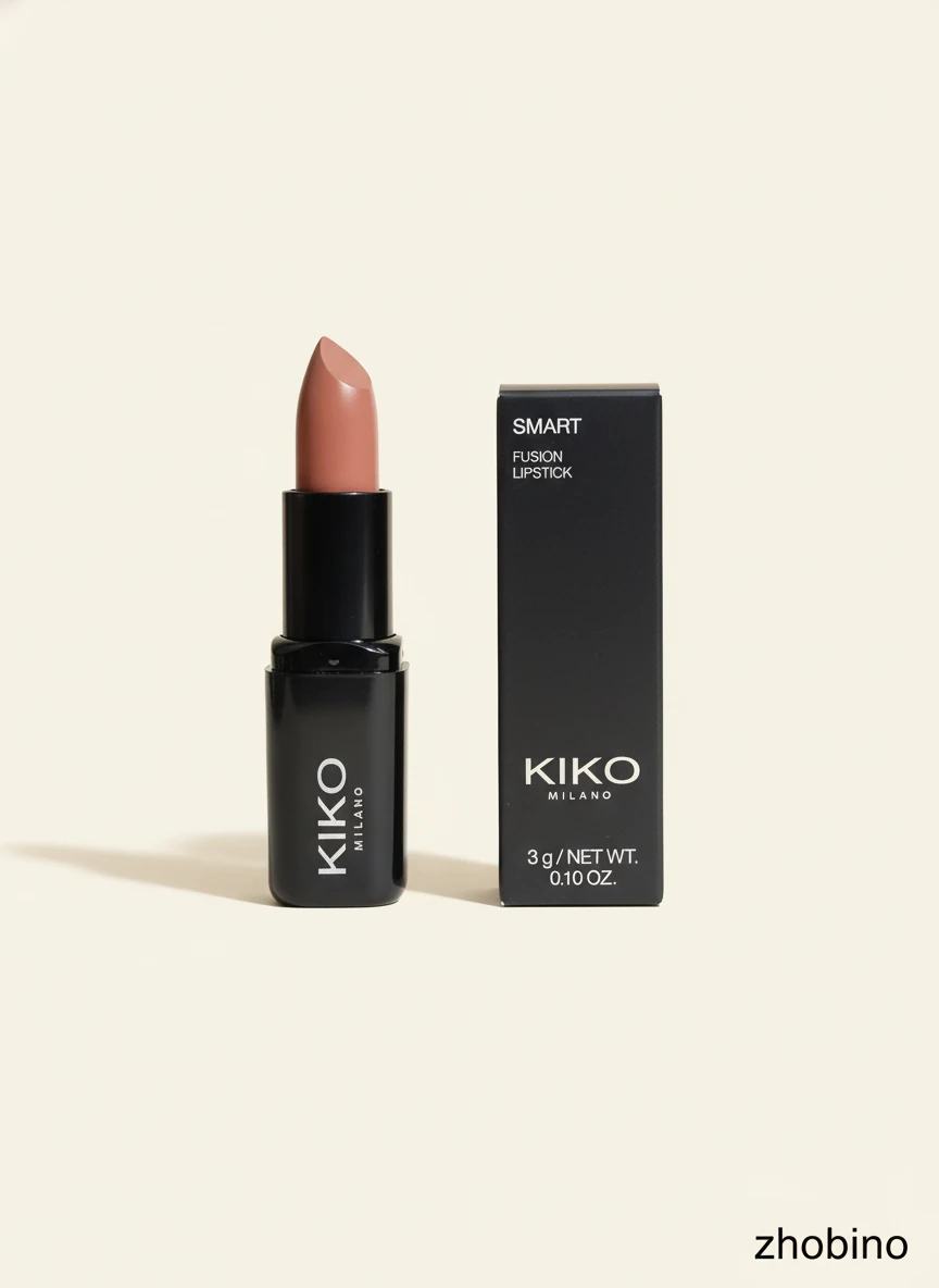 رژ لب KIKO Milano Smart Fusion Lipstick شماره ۴۰۴ – رنگ نود طبیعی با بافت کرمی